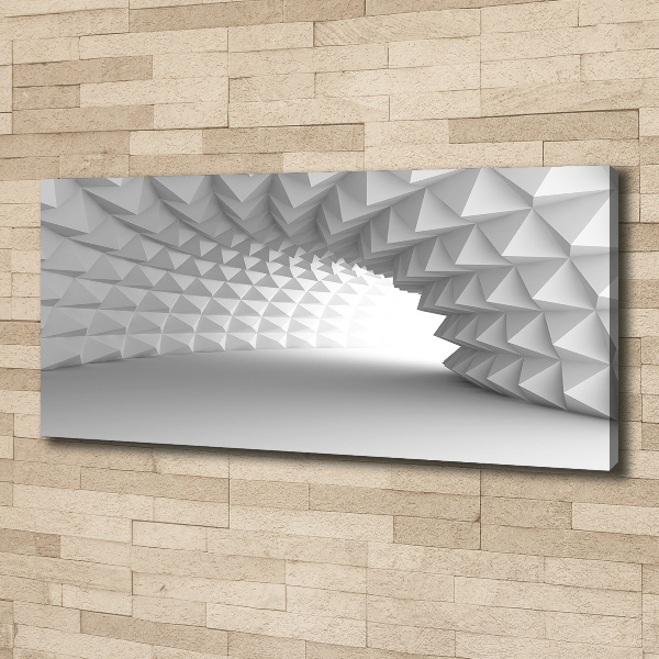 Cuadro canvas con impresión uv duradera horizontal Túnel abstracto