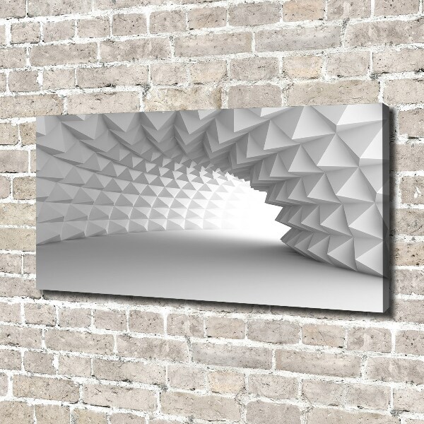 Cuadro canvas con impresión uv duradera horizontal Túnel abstracto