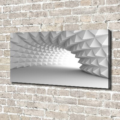 Cuadro canvas con impresión uv duradera horizontal Túnel abstracto
