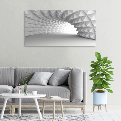 Cuadro canvas con impresión uv duradera horizontal Túnel abstracto