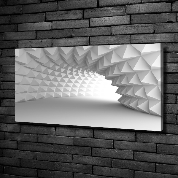 Cuadro canvas con impresión uv duradera horizontal Túnel abstracto