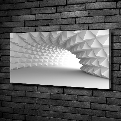 Cuadro canvas con impresión uv duradera horizontal Túnel abstracto