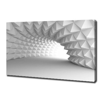 Cuadro canvas con impresión uv duradera horizontal Túnel abstracto