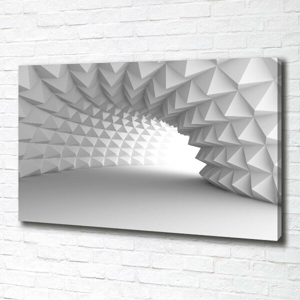 Cuadro canvas con impresión uv duradera horizontal Túnel abstracto