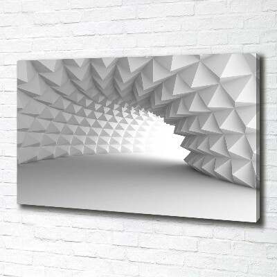 Cuadro canvas con impresión uv duradera horizontal Túnel abstracto