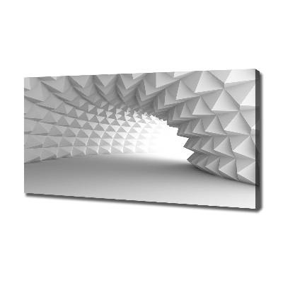 Cuadro canvas con impresión uv duradera horizontal Túnel abstracto