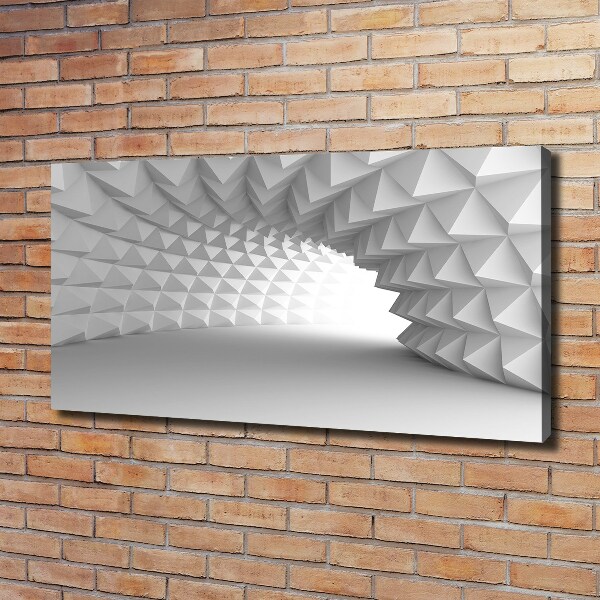 Cuadro canvas con impresión uv duradera horizontal Túnel abstracto