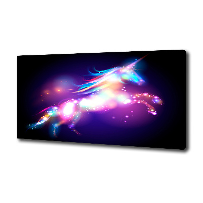 Foto en lienzo con acabado profesional horizontal Unicornio
