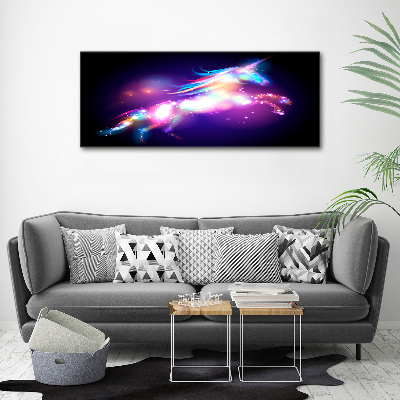 Foto en lienzo con acabado profesional horizontal Unicornio