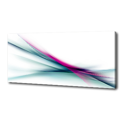 Foto en lienzo con acabado profesional horizontal Ondas abstractas