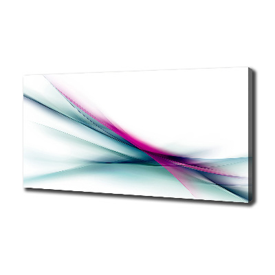 Foto en lienzo con acabado profesional horizontal Ondas abstractas