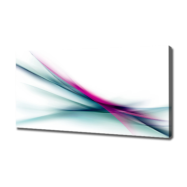 Foto en lienzo con acabado profesional horizontal Ondas abstractas