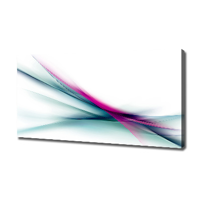 Foto en lienzo con acabado profesional horizontal Ondas abstractas