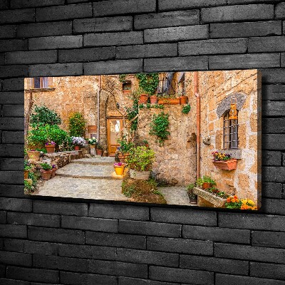 Cuadro canvas con impresión uv duradera horizontal Una calle con encanto