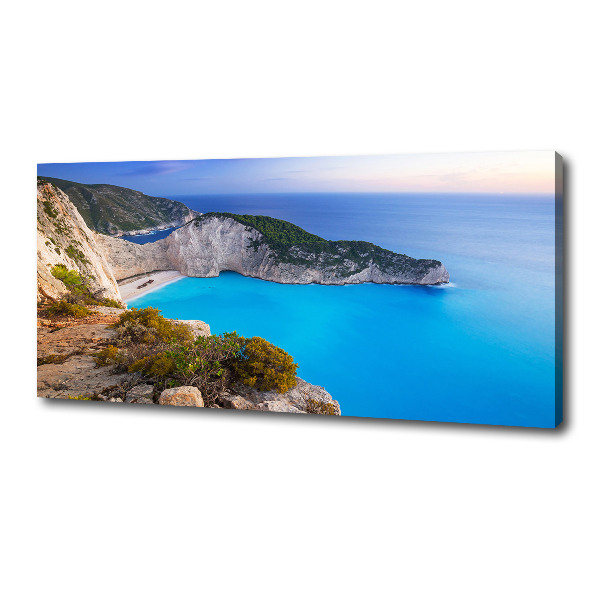 Fotocuadro en lienzo de alta calidad horizontal Zante, Grecia