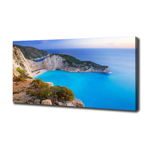 Fotocuadro en lienzo de alta calidad horizontal Zante, Grecia