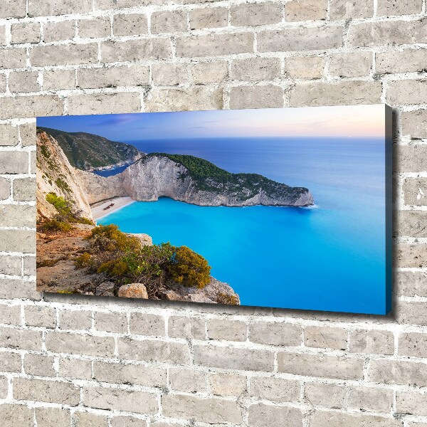 Fotocuadro en lienzo de alta calidad horizontal Zante, Grecia