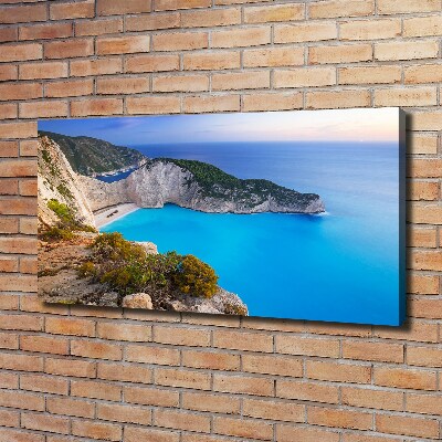 Fotocuadro en lienzo de alta calidad horizontal Zante, Grecia