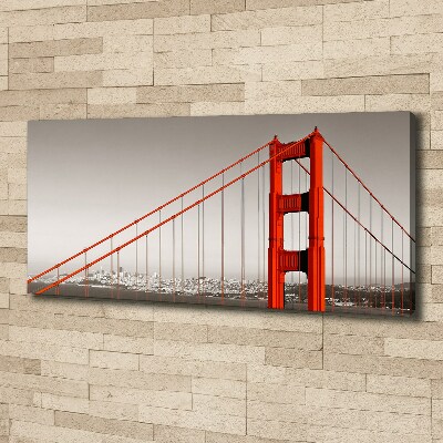 Fotocuadro en lienzo de alta calidad horizontal Puente de San Francisco