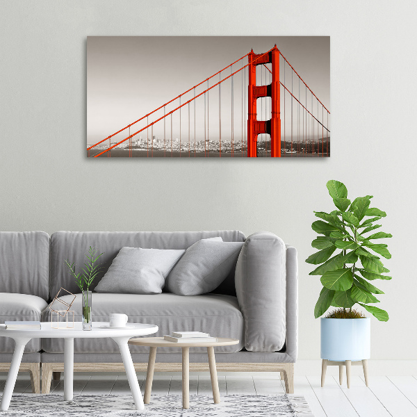 Fotocuadro en lienzo de alta calidad horizontal Puente de San Francisco
