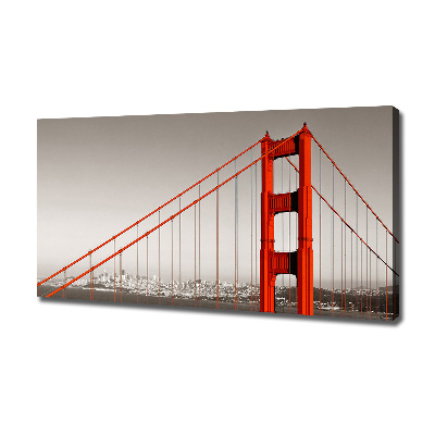 Fotocuadro en lienzo de alta calidad horizontal Puente de San Francisco