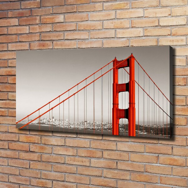 Fotocuadro en lienzo de alta calidad horizontal Puente de San Francisco