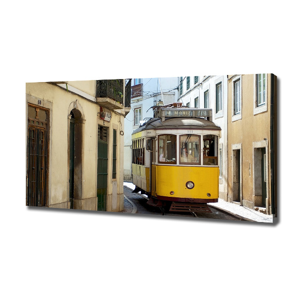 Fotocuadro en lienzo de alta calidad horizontal Tranvía desde Lisboa