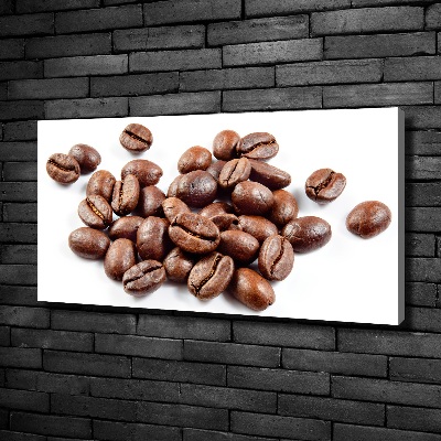 Fotocuadro en lienzo de alta calidad horizontal Granos de café