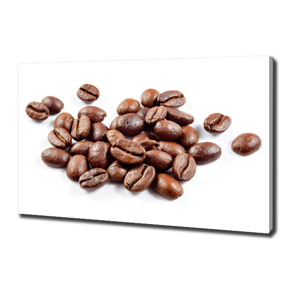 Fotocuadro en lienzo de alta calidad horizontal Granos de café