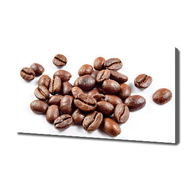 Fotocuadro en lienzo de alta calidad horizontal Granos de café