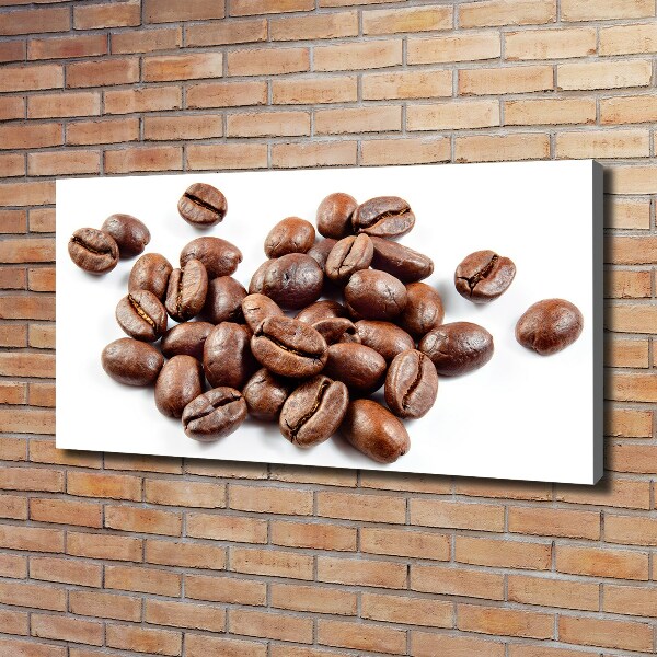 Fotocuadro en lienzo de alta calidad horizontal Granos de café