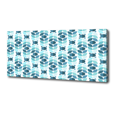 Fotocuadro en lienzo de alta calidad horizontal Fondo geométrico