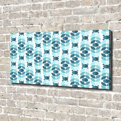 Fotocuadro en lienzo de alta calidad horizontal Fondo geométrico