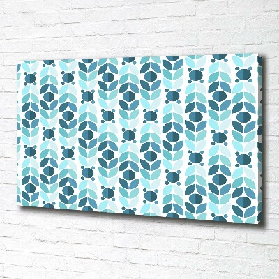 Fotocuadro en lienzo de alta calidad horizontal Fondo geométrico