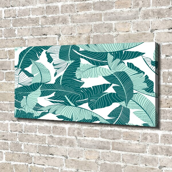 Cuadro canvas con impresión uv duradera horizontal palmeras