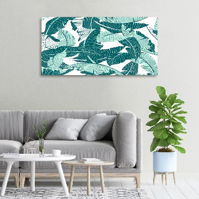 Cuadro canvas con impresión uv duradera horizontal palmeras