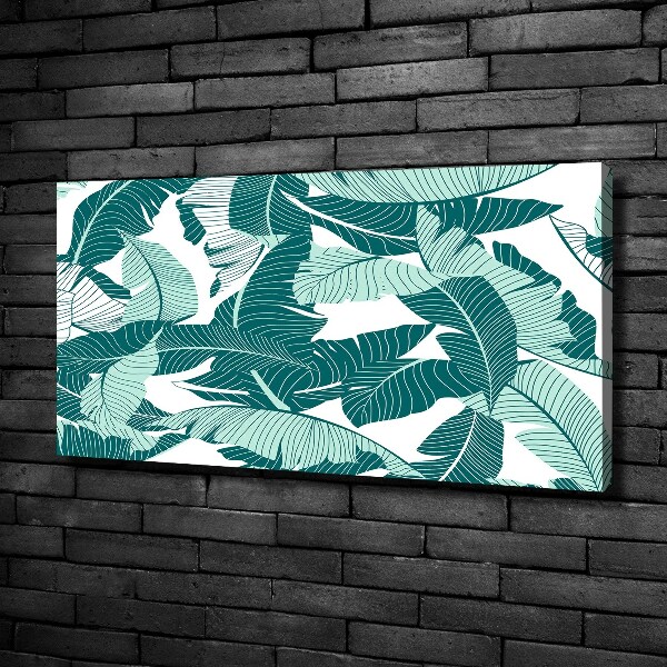 Cuadro canvas con impresión uv duradera horizontal palmeras