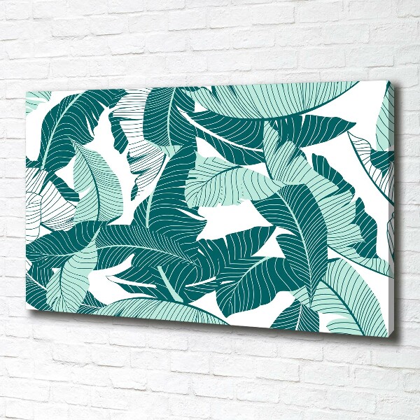 Cuadro canvas con impresión uv duradera horizontal palmeras