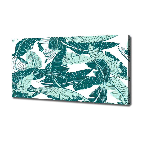 Cuadro canvas con impresión uv duradera horizontal palmeras
