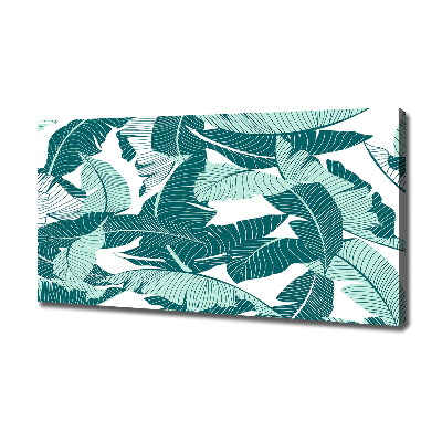 Cuadro canvas con impresión uv duradera horizontal palmeras