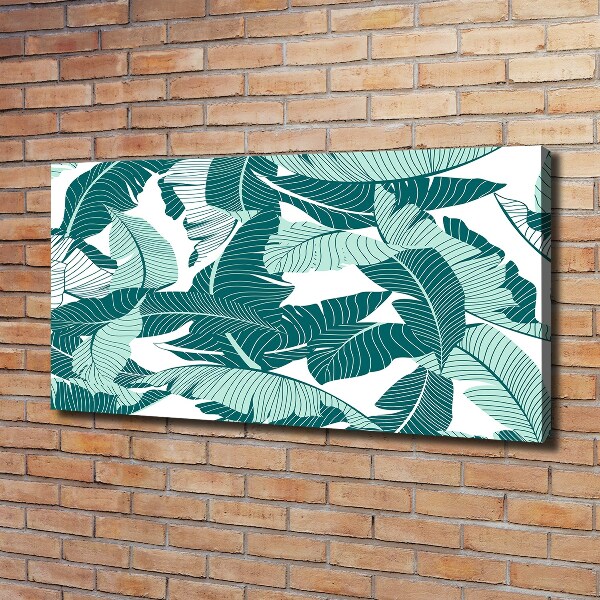 Cuadro canvas con impresión uv duradera horizontal palmeras