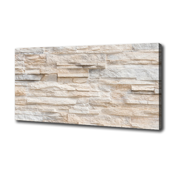 Cuadro canvas con impresión uv duradera horizontal pared de ladrillos