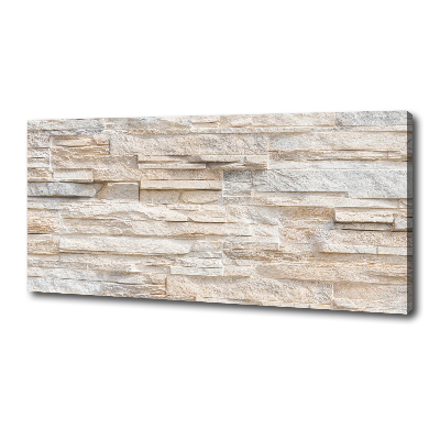 Cuadro canvas con impresión uv duradera horizontal pared de ladrillos