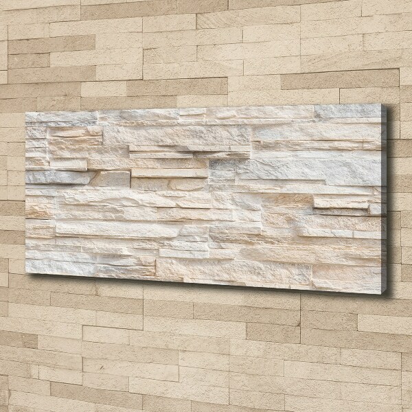 Cuadro canvas con impresión uv duradera horizontal pared de ladrillos