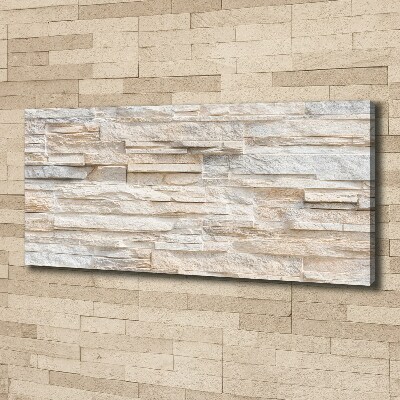 Cuadro canvas con impresión uv duradera horizontal pared de ladrillos