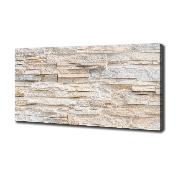 Cuadro canvas con impresión uv duradera horizontal pared de ladrillos