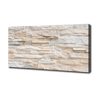 Cuadro canvas con impresión uv duradera horizontal pared de ladrillos