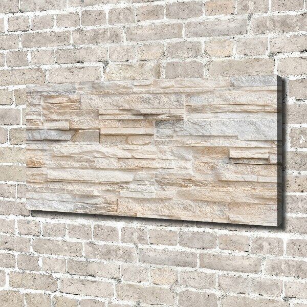 Cuadro canvas con impresión uv duradera horizontal pared de ladrillos