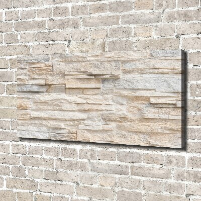 Cuadro canvas con impresión uv duradera horizontal pared de ladrillos