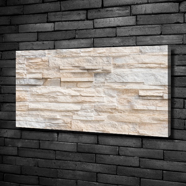 Cuadro canvas con impresión uv duradera horizontal pared de ladrillos